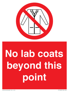 No lab coats beyond this point